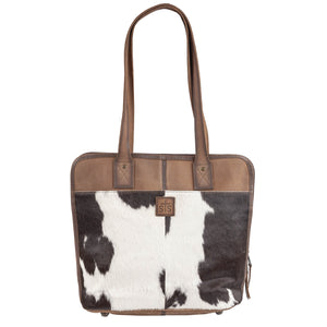 Cowhide Laptop Shopper