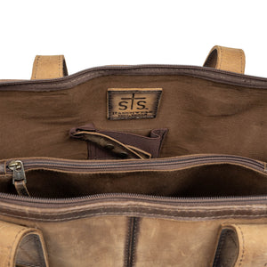 Cowhide Laptop Shopper