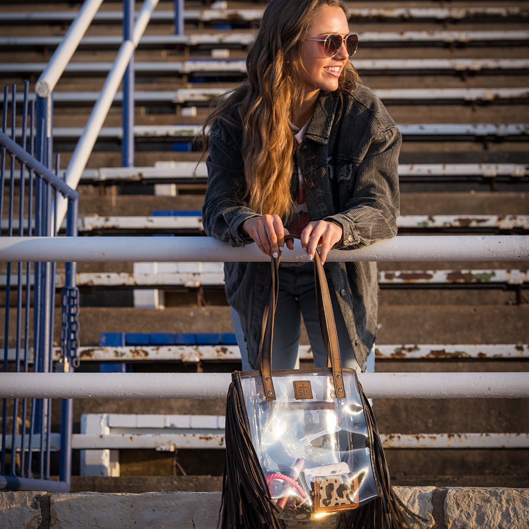 Stadium Rules Fringe Tote