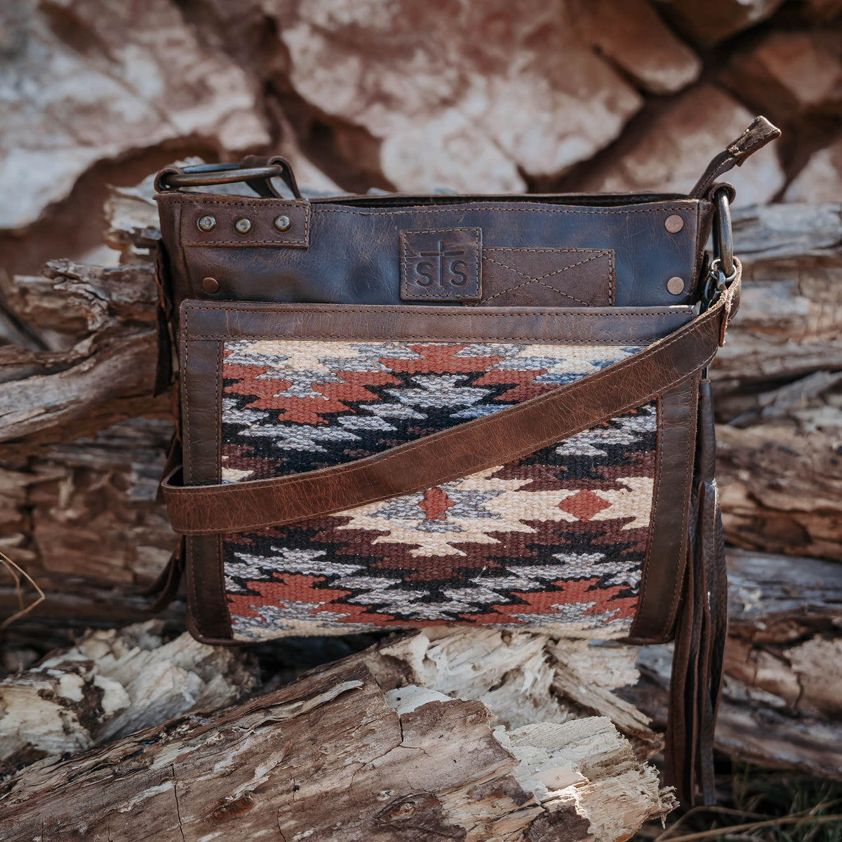Guadalupe Serape Olivia Crossbody