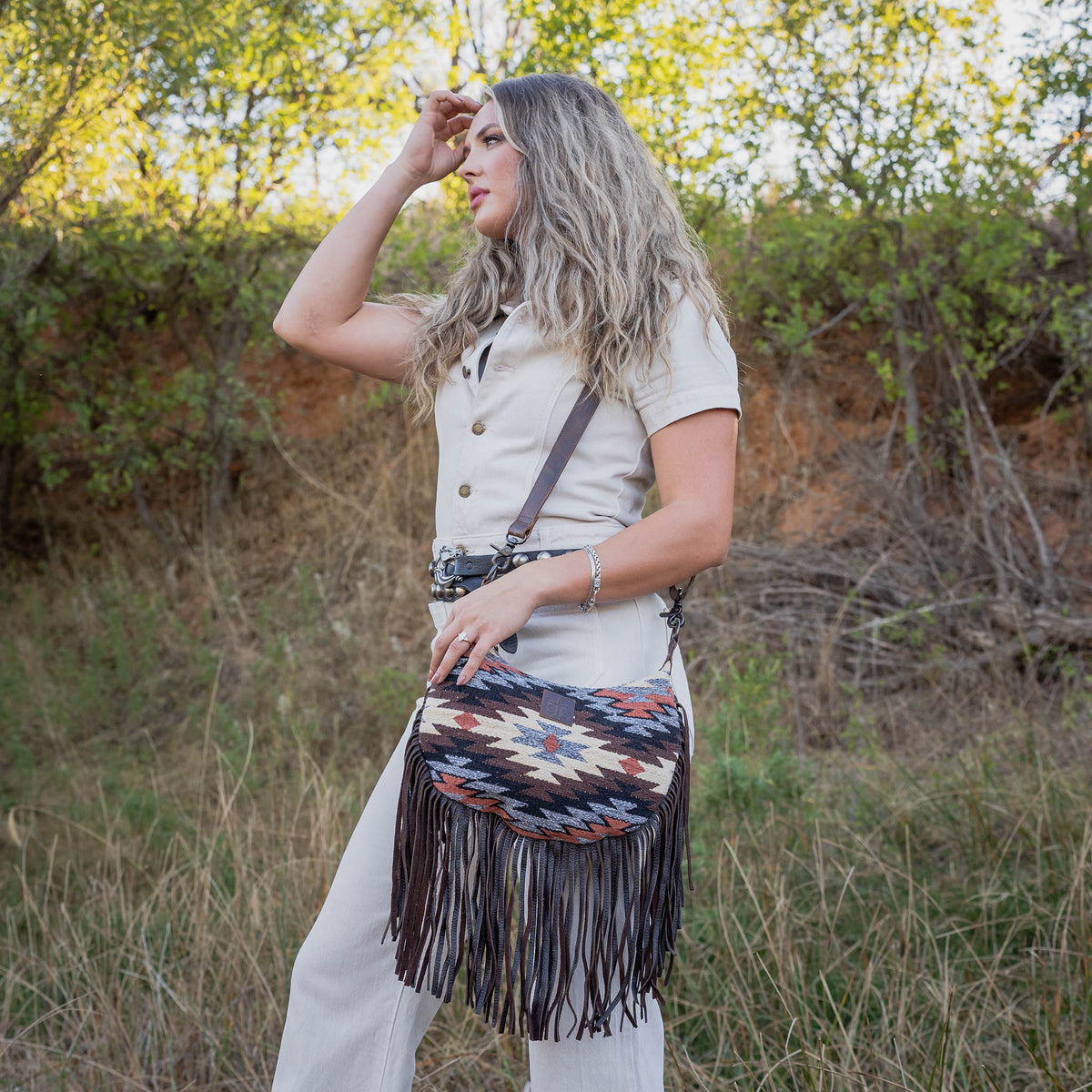 Guadalupe Serape Nelly Crossbody Bag