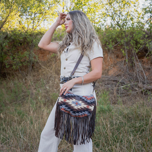 Guadalupe Serape Nelly Crossbody Bag