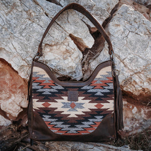 Guadalupe Serape Hobo Bag
