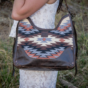 Guadalupe Serape Hobo Bag