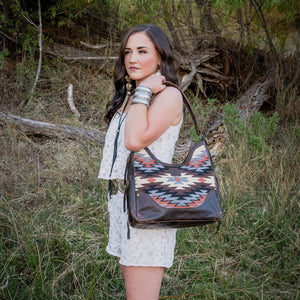 Guadalupe Serape Hobo Bag