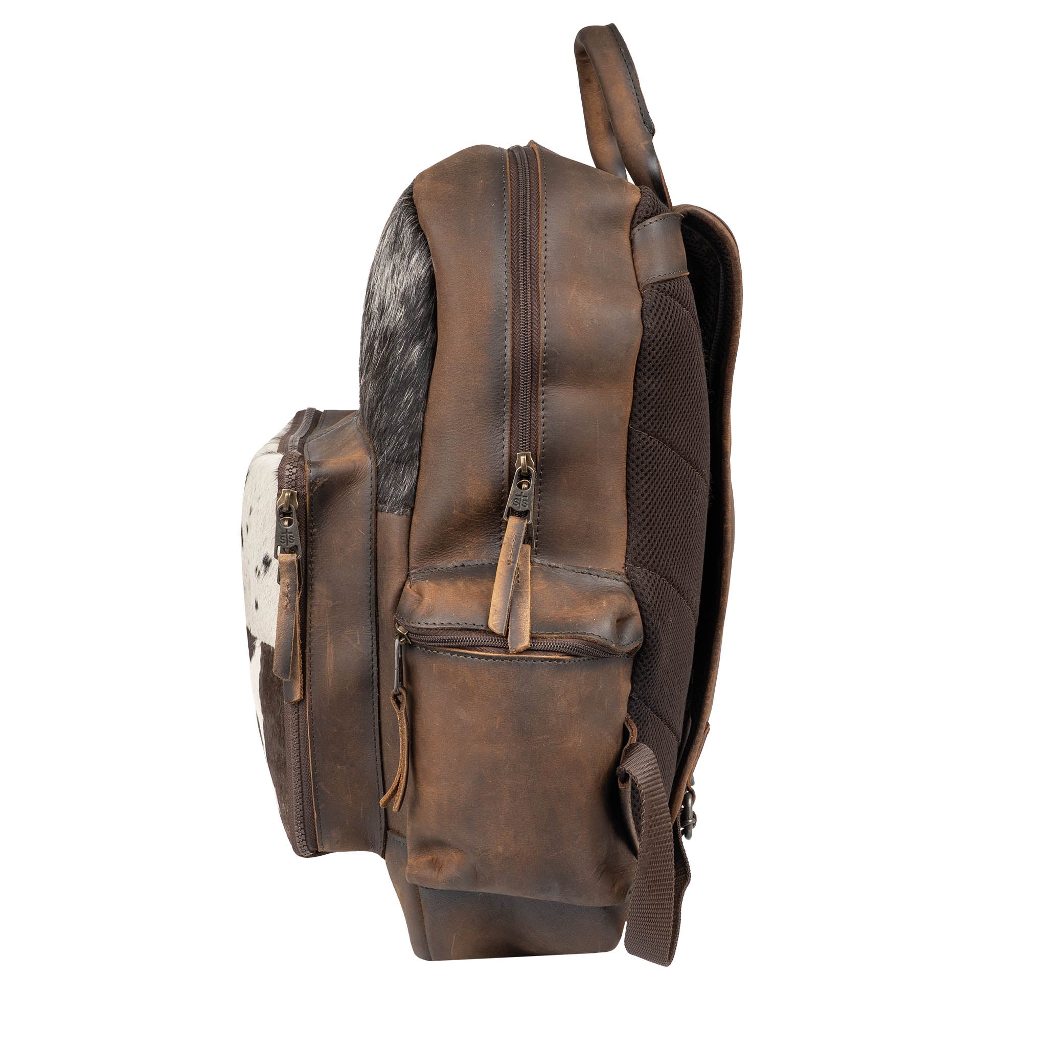 cowhide leather sierra backpack STS Ranchwear Indie Cowhide Whitness Backpack