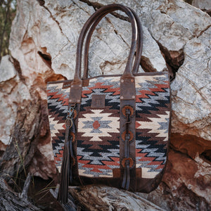 Guadalupe Serape Palomino Tote