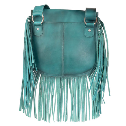 Wayfarer Turquoise Selah Saddle Bag