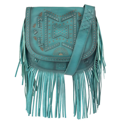 Wayfarer Turquoise Selah Saddle Bag