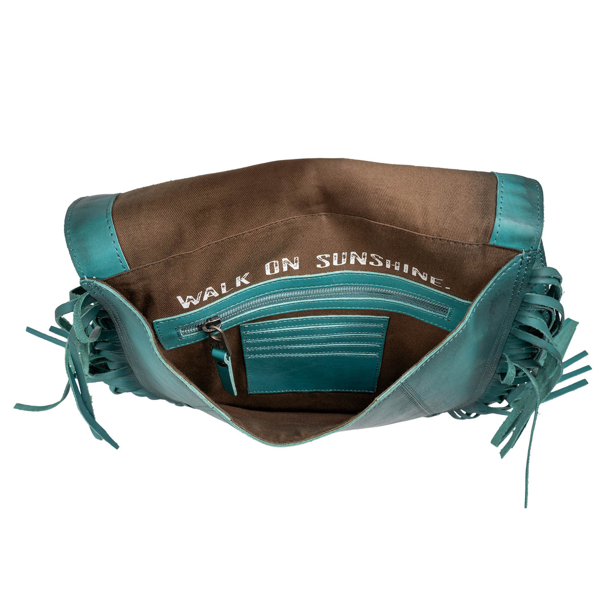 Wayfarer Turquoise Selah Saddle Bag