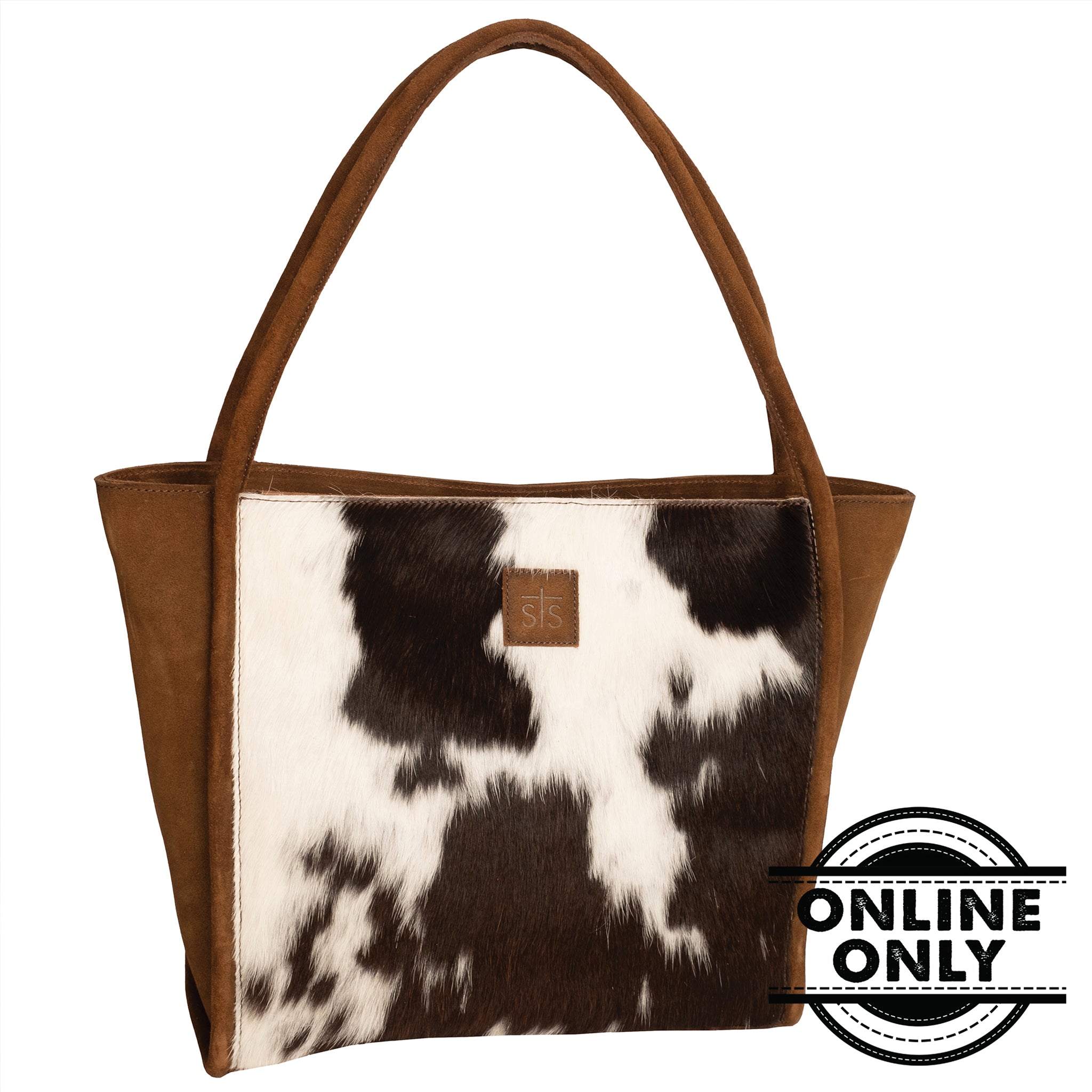 Mini-Bella Bucket Bag: Cowhide Tan