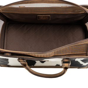 Cowhide Pet Carrier