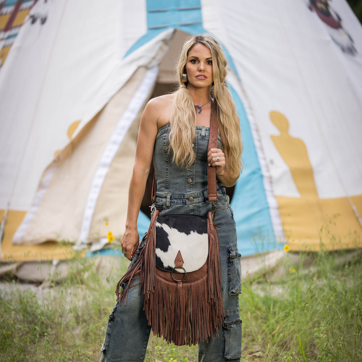 Indie Cowhide Saddle Bag