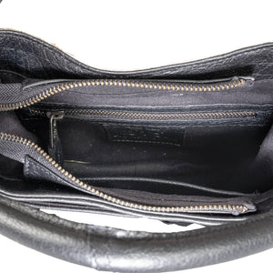 Indie Cowhide Sugar Satchel - Black