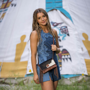 Indie Cowhide Harper Crossbody