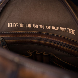 Guadalupe Cowhide Valley Backpack