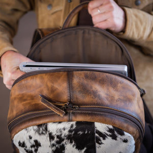 Guadalupe Cowhide Valley Backpack