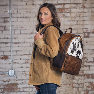 Guadalupe Cowhide Valley Backpack
