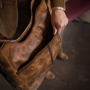 Guadalupe Cowhide Hobo Bag