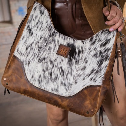 Guadalupe Cowhide Hobo Bag