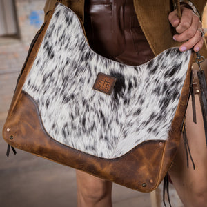 Guadalupe Cowhide Hobo Bag