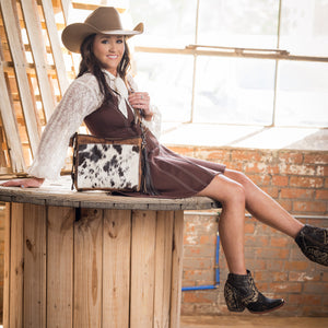 Guadalupe Cowhide Olivia Crossbody