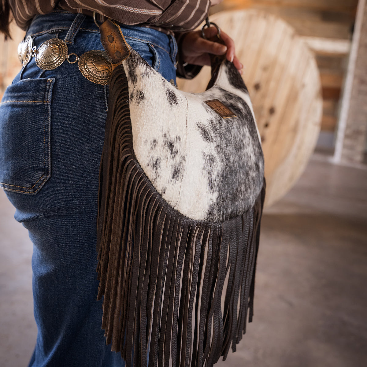 Guadalupe Cowhide Nelly Crossbody