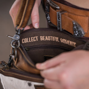 Guadalupe Cowhide Lily Crossbody