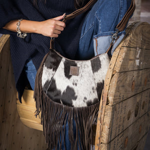 Cowhide Nelly Crossbody
