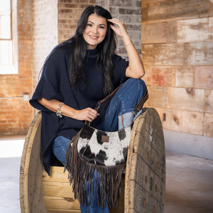 Cowhide Nelly Crossbody