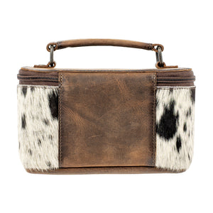 Cowhide Petite Train Case