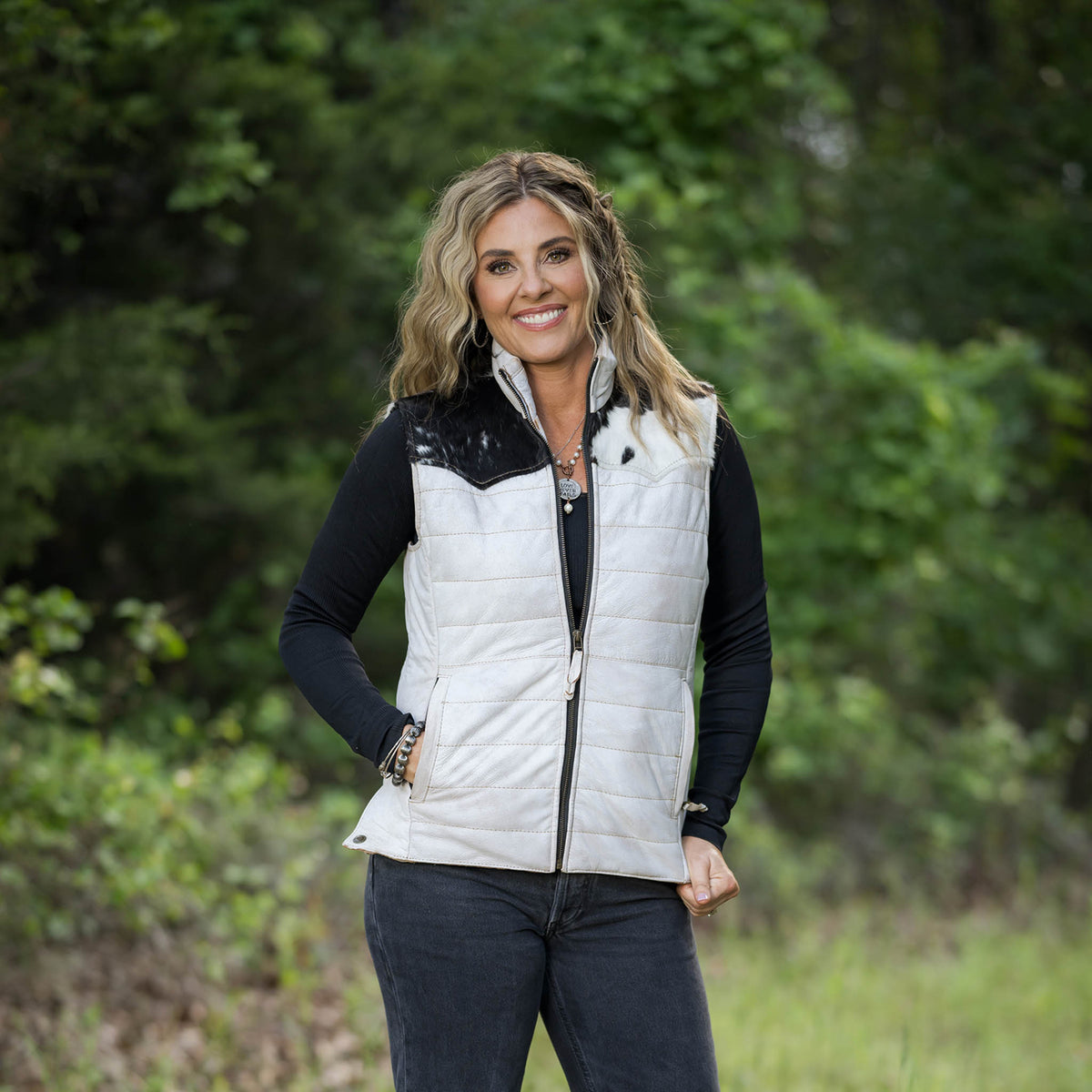 Women's Adalyn Vest - Cremello