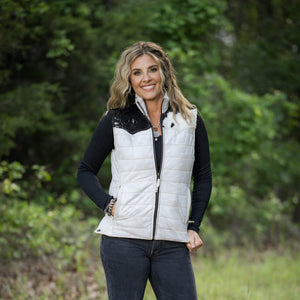Women's Adalyn Vest - Cremello