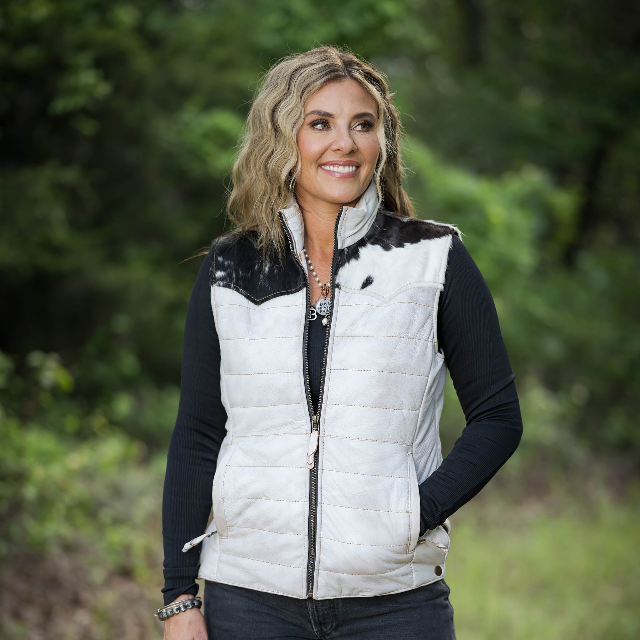 Women's Adalyn Vest - Cremello