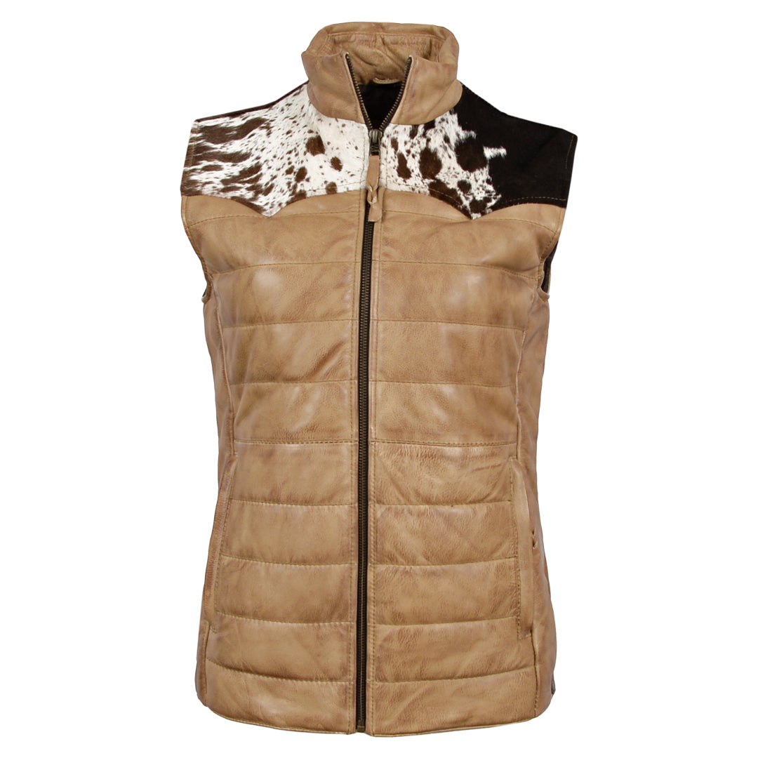 アウターその他 Fallett Story Logo Padded Vest Brown FA2404DP04BR Brown Quilted Vest – Moda Boutique