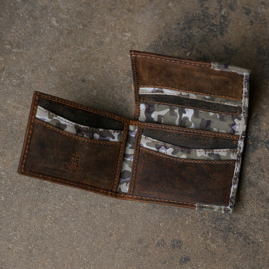 Bull Camo Trifold Wallet