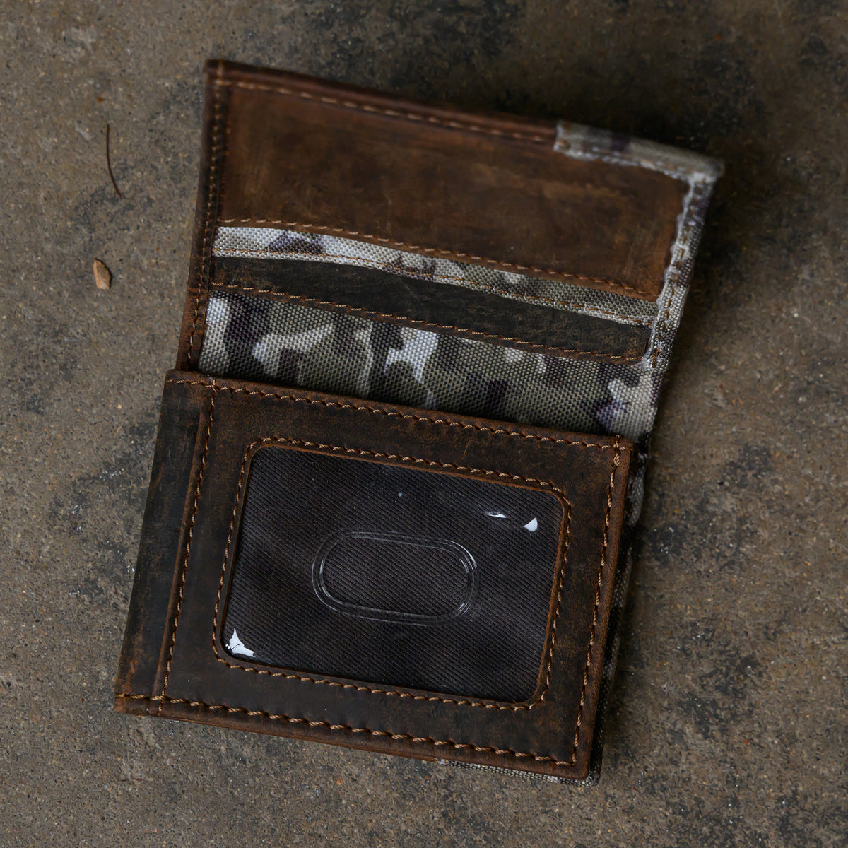 Bull Camo Trifold Wallet