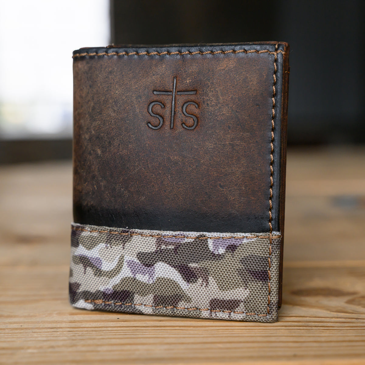 Bull Camo Trifold Wallet