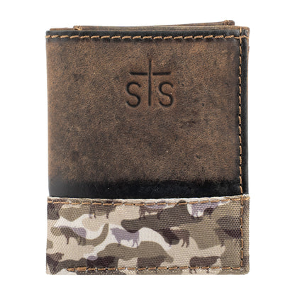 Bull Camo Trifold Wallet