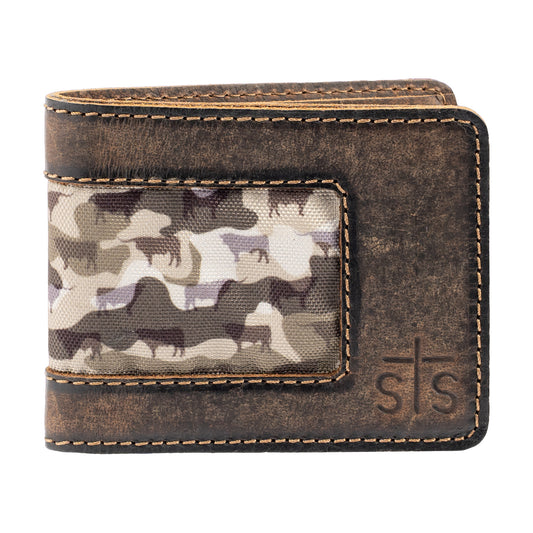 Bull Camo Bifold Wallet