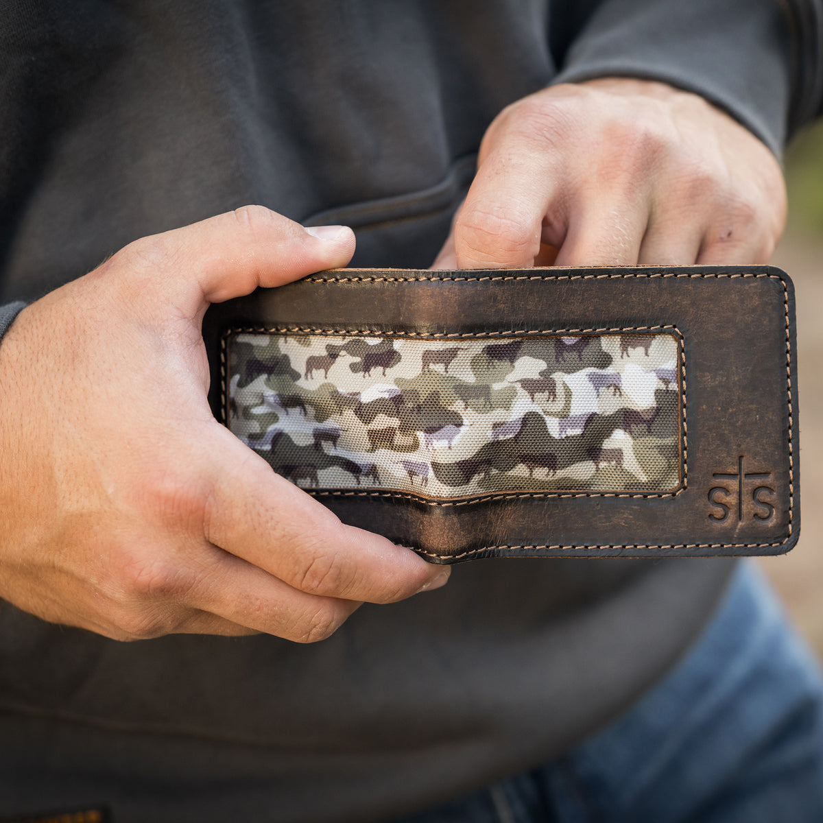 Bull Camo Bifold Wallet