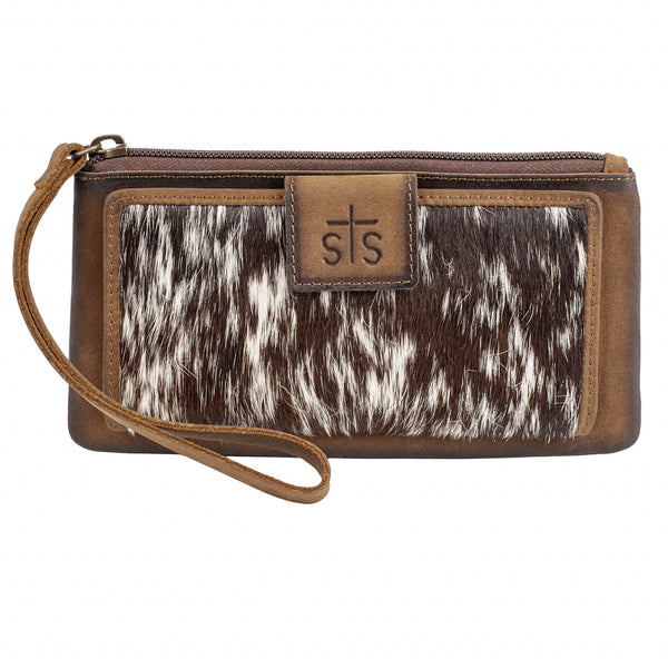 【まさる】COW CRUST クラストレザー トラッカーウォレット150 Cowhide Haley Wallet - STS Ranchwear