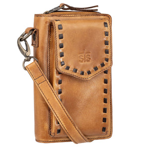 Bandera Tan Quickdraw Crossbody Wallet