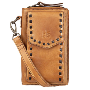 Bandera Tan Quickdraw Crossbody Wallet