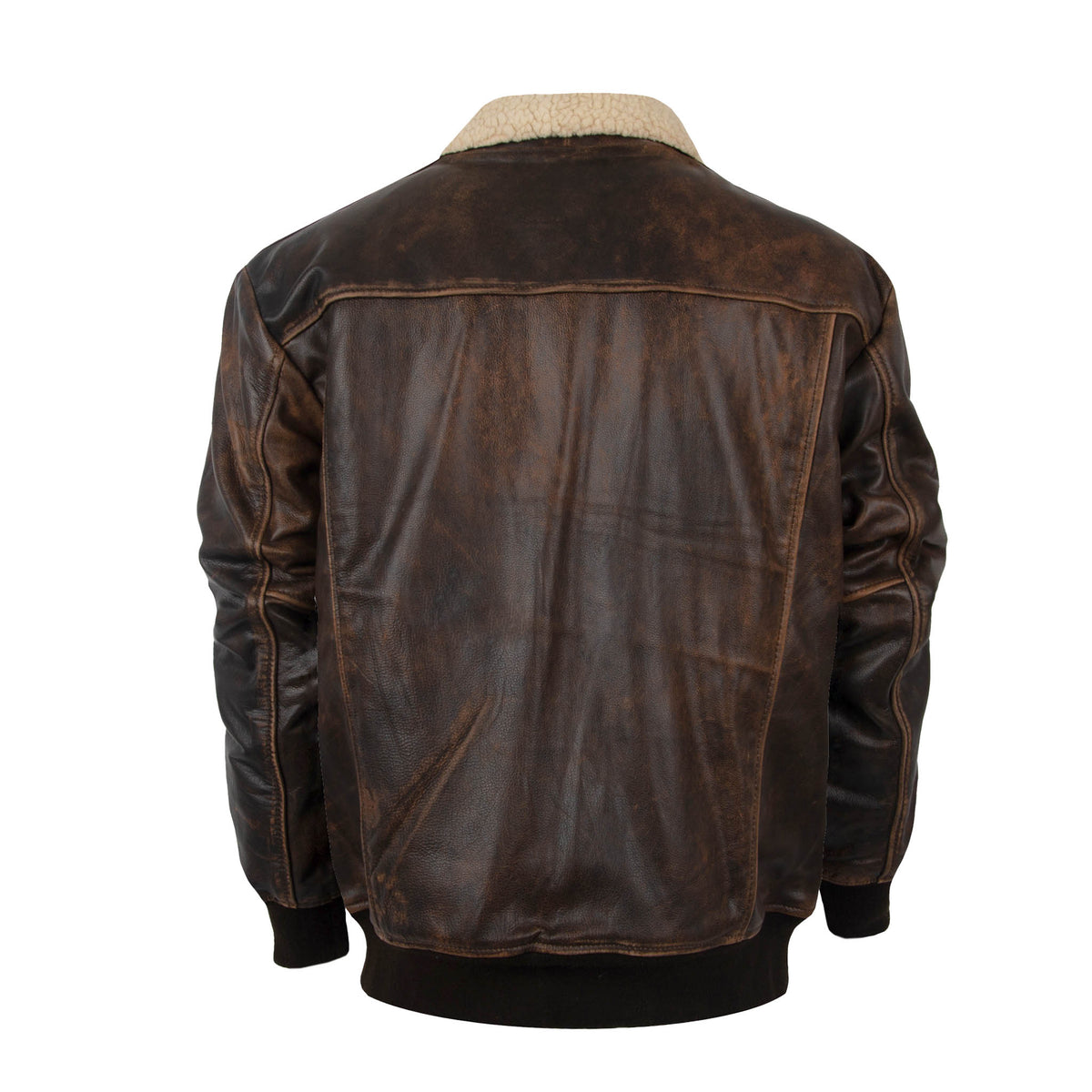 Men's Vintage Bomber - Brown