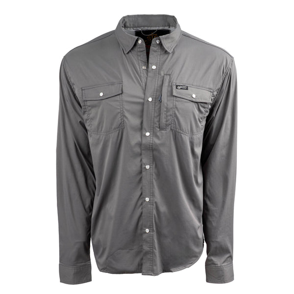 Men's Fischer - Long Sleeve - Gray - STS Ranchwear