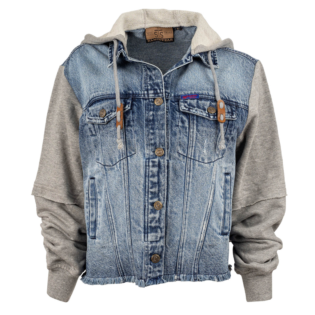PONY STONE❤️スターパッチジャケット❤️個性的デニムジャケット Women's Cassie Jo - STS Ranchwear