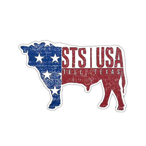 Americana Bull Sticker