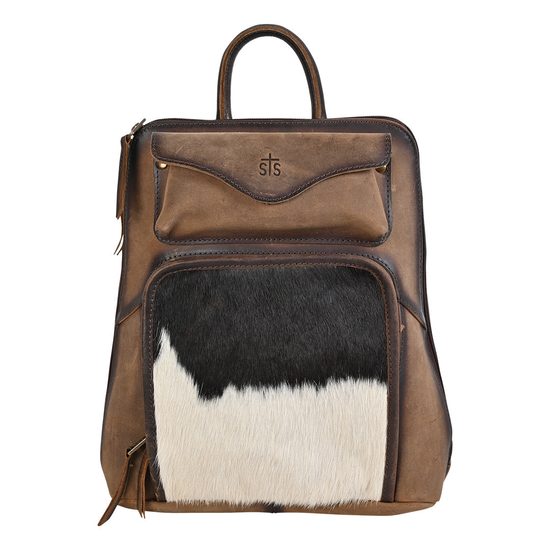 GENUINE COWHIDE offers LEATHER BACKPACK