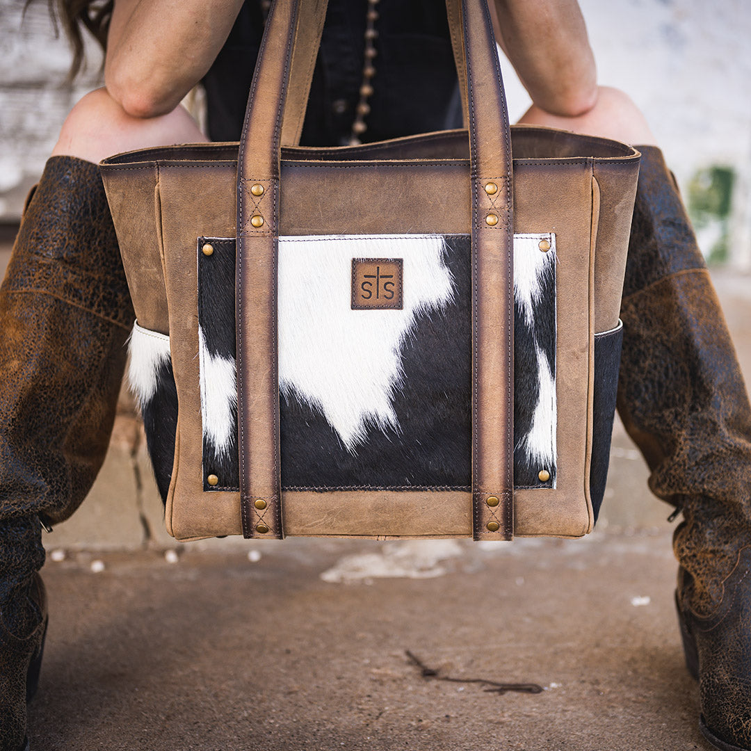 Cowhide Trinity Tote